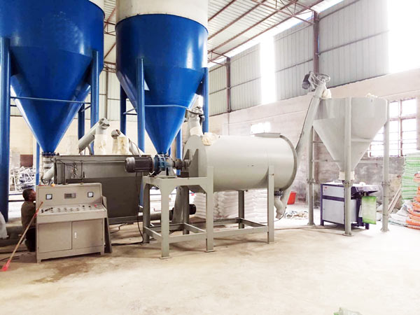 dry mix mortar production line