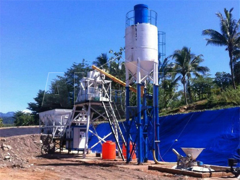 Mobile Type Concrete Batching Plants