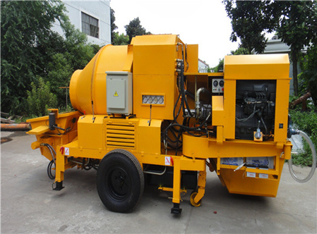small concrete pump