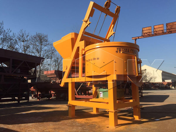 concrete pan mixer