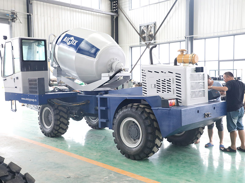 Concrete Truck With High Quality Self Loading Mixer
