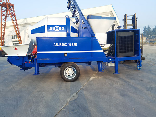 Concrete Mixer with Pump